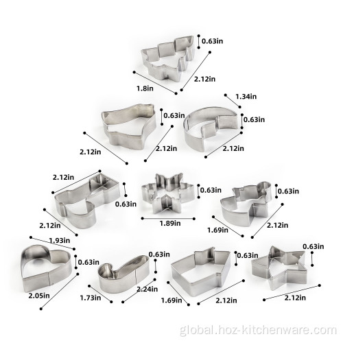 Cake Making Tools Holiday Cookies Cutters Set Factory